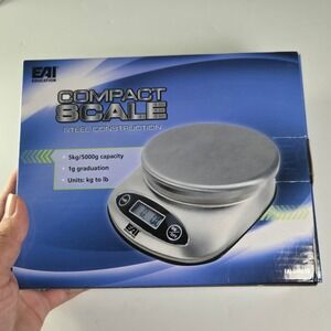 EAI Education Compact Scale Steel Contruction 5kg Capacity 1g Graduation Digital